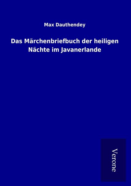 Produktbild: Das M&auml;rchenbriefbuch der heiligen N&auml;chte im Javanerlande