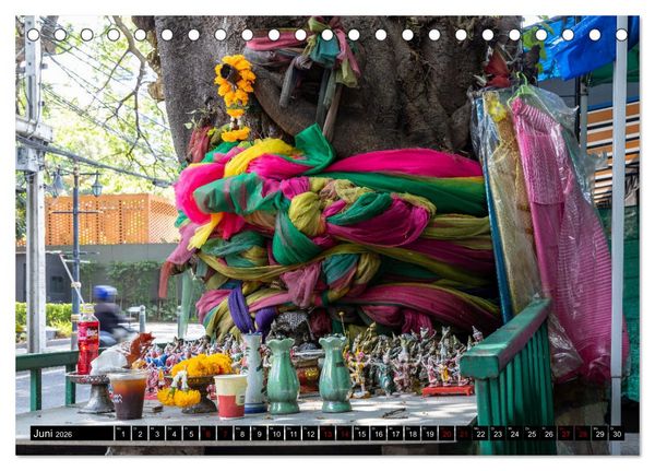 Produktbild: Bangkok - pulsierende Hauptstadt Thailands (Tischkalender 2026 DIN A5 quer), CALVENDO Monatskalender
