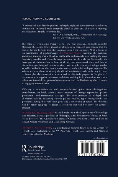 Produktbild: Terminating Psychotherapy