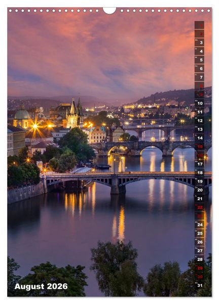 Produktbild: PRAG Historisches Stadtherz (Wandkalender 2026 DIN A3 hoch), CALVENDO Monatskalender