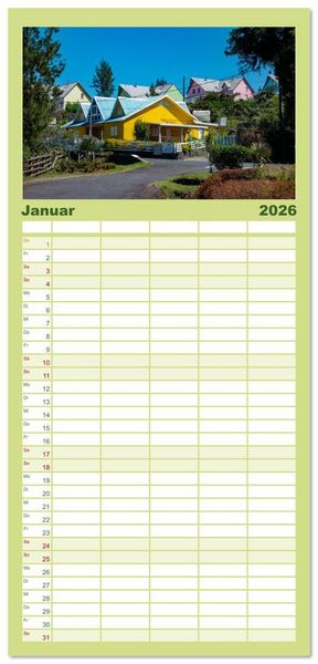 Produktbild: Familienplaner 2026 - &Icirc;le de la R&eacute;union - Das franz&ouml;sische Paradies im Indischen Ozean mit 5 Spalten (Wandkalender, 21 x 45 cm) CALVENDO
