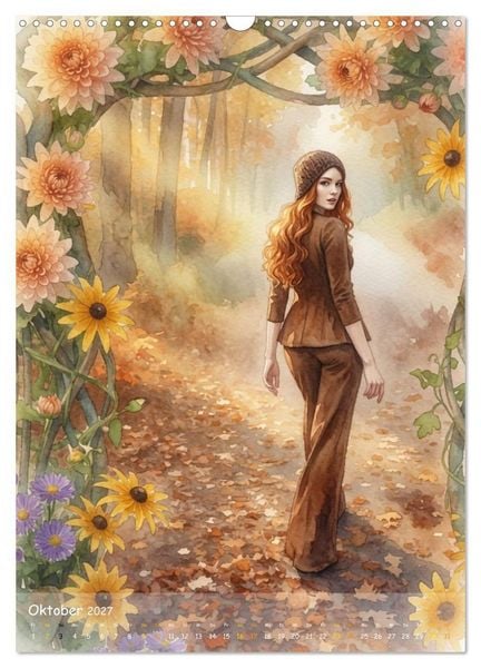 Produktbild: Die Dame im Sternenduft (Wandkalender 2027 DIN A3 hoch), CALVENDO Monatskalender