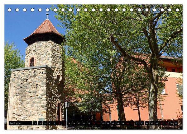 Produktbild: Sehenswertes Bensheim an der Bergstra&szlig;e (Tischkalender 2026 DIN A5 quer), CALVENDO Monatskalender