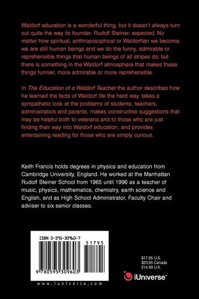 Produktbild: The Education of a Waldorf Teacher