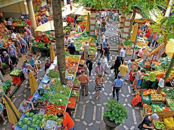 Produktbild: CALVENDO Puzzle Bauernmarkt | 1000 Teile Lege-Gr&ouml;&szlig;e 64x48cm Foto-Puzzle f&uuml;r gl&uuml;ckliche Stunden