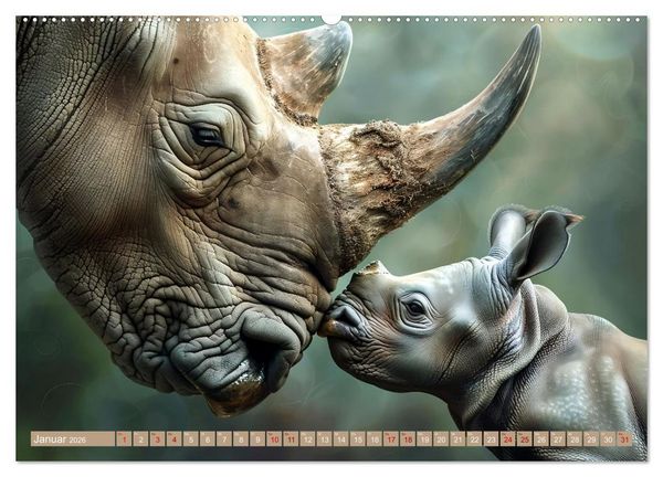 Produktbild: Tierkinder des S&uuml;dens (hochwertiger Premium Wandkalender 2026 DIN A2 quer), Kunstdruck in Hochglanz