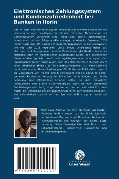 Produktbild: Elektronisches Zahlungssystem und Kundenzufriedenheit bei Banken in Ilorin