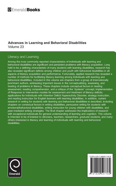 Produktbild: Literacy and Learning