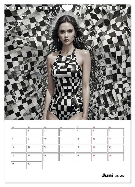 Produktbild: Schachspiel der Mode (Wandkalender 2026 DIN A4 hoch), CALVENDO Monatskalender
