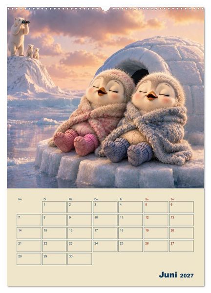 Produktbild: Frostige Fantasiewelten (hochwertiger Premium Wandkalender 2027 DIN A2 hoch), Kunstdruck in Hochglanz
