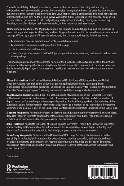 Produktbild: Mathematics Education in the Digital Age