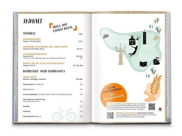Produktbild: KOMPASS Radvergn&uuml;gen Bodensee