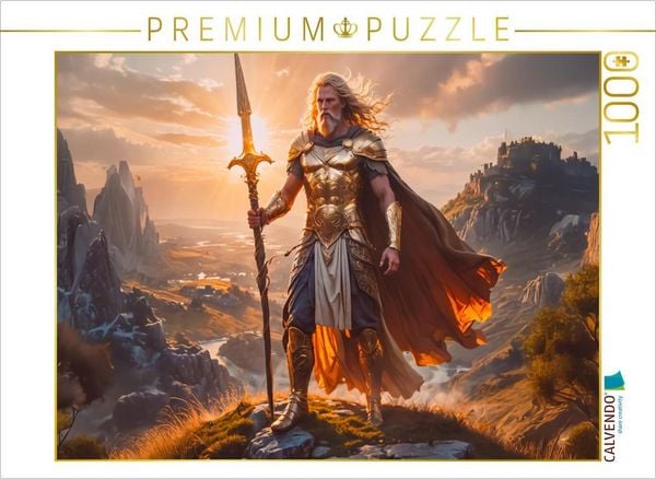 Produktbild: CALVENDO Puzzle Lugh, Lichtbringer und Meister aller K&uuml;nste | 1000 Teile Lege-Gr&ouml;&szlig;e 64x48cm Foto-Puzzle f&uuml;r gl&uuml;ckliche Stunden