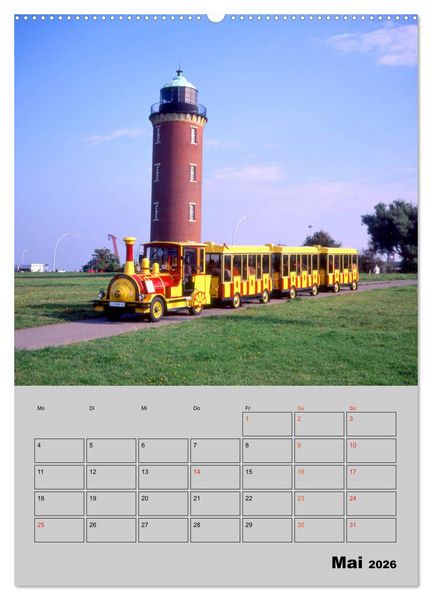 Produktbild: Attraktive Leuchtt&uuml;rme (Wandkalender 2026 DIN A2 hoch), CALVENDO Monatskalender