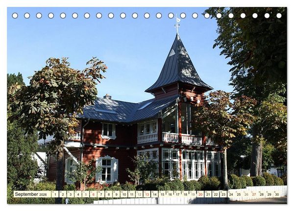 Produktbild: Historische B&auml;derarchitektur R&uuml;gen (Tischkalender 2026 DIN A5 quer), CALVENDO Monatskalender