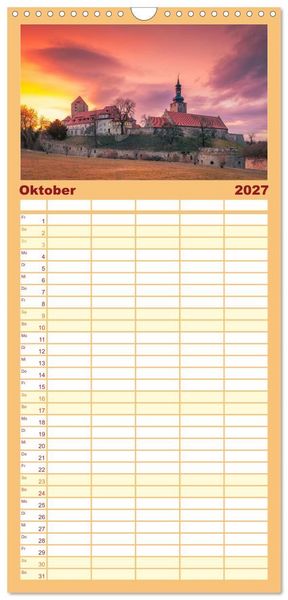 Produktbild: Familienplaner 2027 - Willkommen im Saalekreis mit 5 Spalten (Wandkalender, 21 x 45 cm) CALVENDO