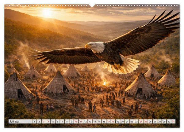 Produktbild: Ein spiritueller Weg. Im Rhythmus der Natur (Wandkalender 2027 DIN A2 quer), CALVENDO Monatskalender