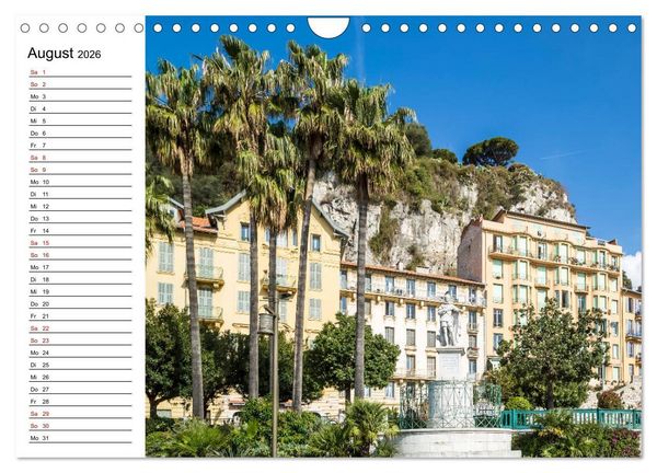 Produktbild: NIZZA Idyllische Impressionen (Wandkalender 2026 DIN A4 quer), CALVENDO Monatskalender