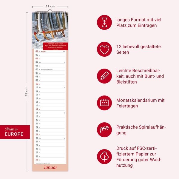 Produktbild: times&more Tage voller Gl&uuml;ck Langplaner 2027