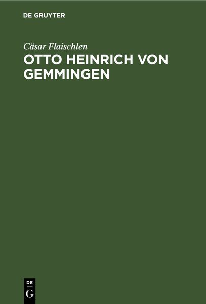 Produktbild: Otto Heinrich von Gemmingen