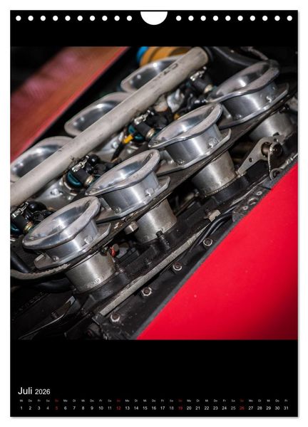 Produktbild: Klassische Rennmotoren (Wandkalender 2026 DIN A4 hoch), CALVENDO Monatskalender