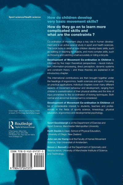 Produktbild: Development of Movement Coordination in Children