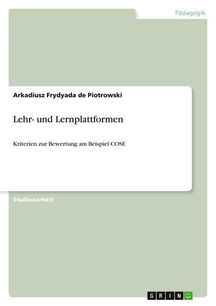 Produktbild: Lehr- und Lernplattformen