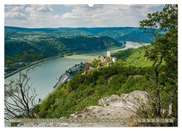 Produktbild: Kulturlandschaft Oberes Mittelrheintal I (hochwertiger Premium Wandkalender 2026 DIN A2 quer), Kunstdruck in Hochglanz