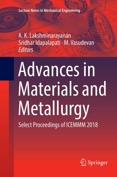 Produktbild: Advances in Materials and Metallurgy