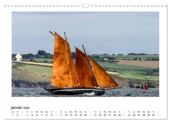 Produktbild: Toutes voiles dehors (Calendrier mural 2026 DIN A3 vertical), CALVENDO calendrier mensuel