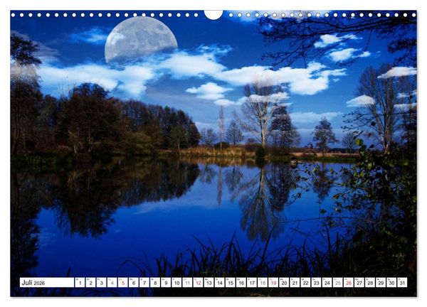 Produktbild: Tr&auml;ume im Mondlicht (Wandkalender 2026 DIN A3 quer), CALVENDO Monatskalender