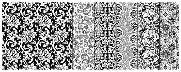 Produktbild: URSUS Falten Origami Papier Black & White, 15 x 15 cm, 120 Blatt