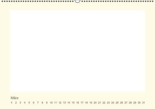 Produktbild: Immerw&auml;hrender Kalender zum selber Gestalten (Wandkalender immerw&auml;hrend DIN A3 quer)