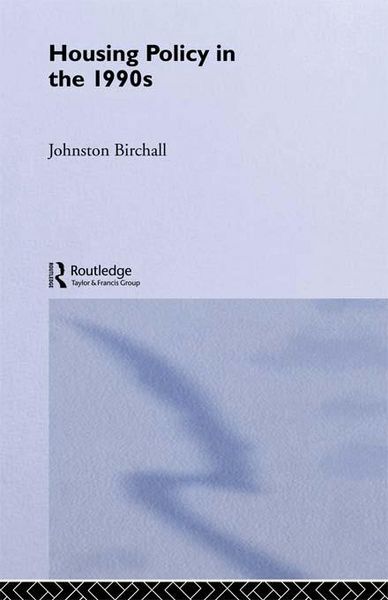 Produktbild: Housing Policy in the 1990s