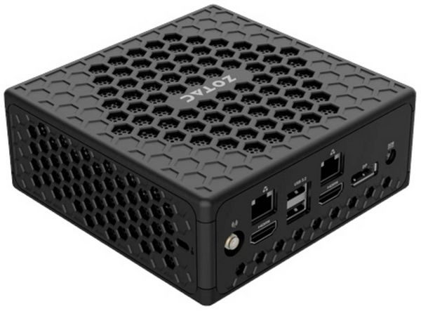 Produktbild: Zotac Barebone ZBOX CI337 NANO Intel&reg; N N100 3.4 GHz Intel UHD Graphics ZBOX-CI337NANO-BE