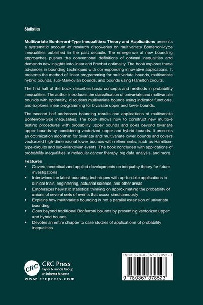 Produktbild: Multivariate Bonferroni-Type Inequalities