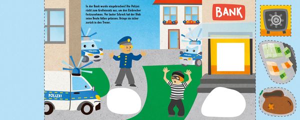 Produktbild: Schnipp, Schnipp, Hurra &ndash; Mein erstes Papierschneidebuch: Tat&uuml;-Tata! Einsatzfahrzeuge von Polizei, Feuerwehr und Co.