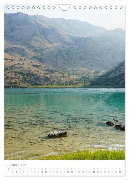 Produktbild: Kreta - Sonne, Meer und griechische Lebensart (Wandkalender 2026 DIN A4 hoch), CALVENDO Monatskalender