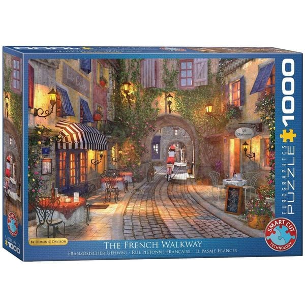 Eurographics 6000-0961 - Französicher Gehweg von Dominic Davision , Puzzle, 1.000 Teile