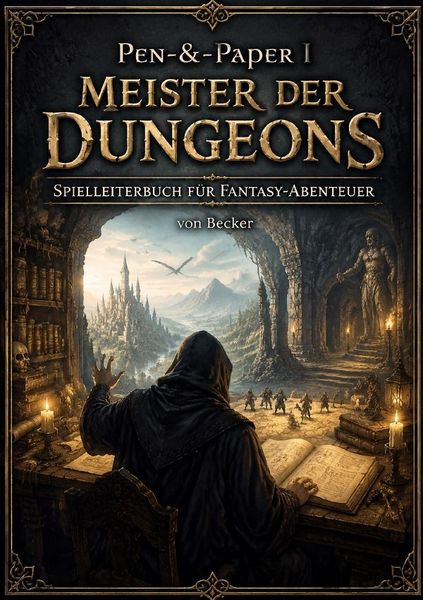 Produktbild: Pen-&amp;-Paper I Meister der Dungeons - Spielleiterbuch f&uuml;r Fantasy-Abenteuer