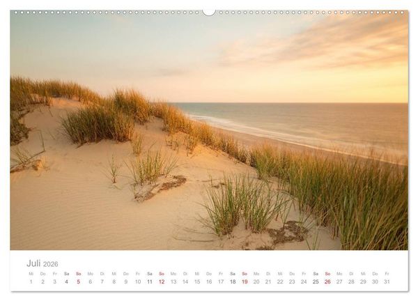 Produktbild: Sylter Lichtstimmungen (Wandkalender 2026 DIN A2 quer), CALVENDO Monatskalender