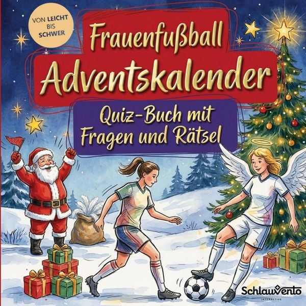 Produktbild: Frauenfu&szlig;ball-Adventskalender: Quiz-Buch mit Fragen und R&auml;tsel