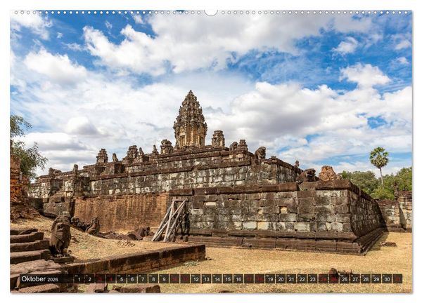 Produktbild: Angkor - Die Tempel der Khmer (hochwertiger Premium Wandkalender 2026 DIN A2 quer), Kunstdruck in Hochglanz