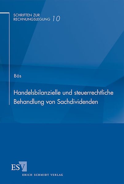 Produktbild: Handelsbilanzielle und steuerrechtliche Behandlung von Sachdividenden