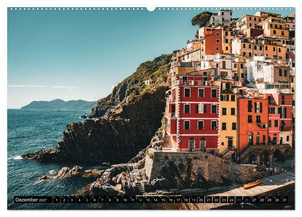 Produktbild: Cinque Terre - Traumhaft sch&ouml;n (hochwertiger Premium Wandkalender 2027 DIN A2 quer), Kunstdruck in Hochglanz