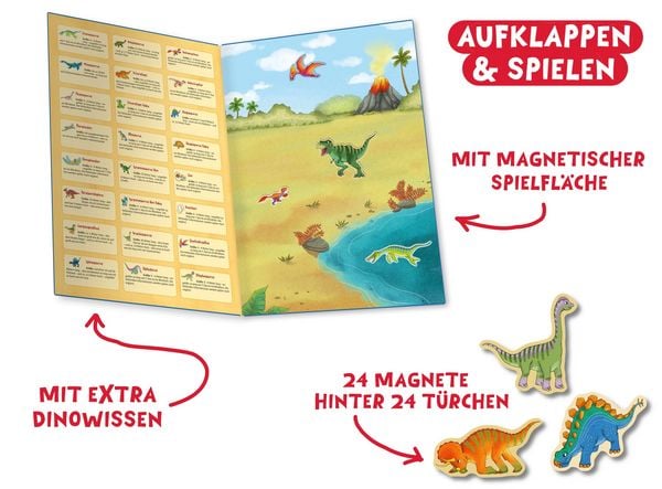 Produktbild: Dino-Magnet-Adventskalender