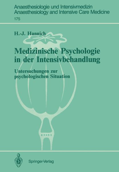 Produktbild: Medizinische Psychologie in der Intensivbehandlung