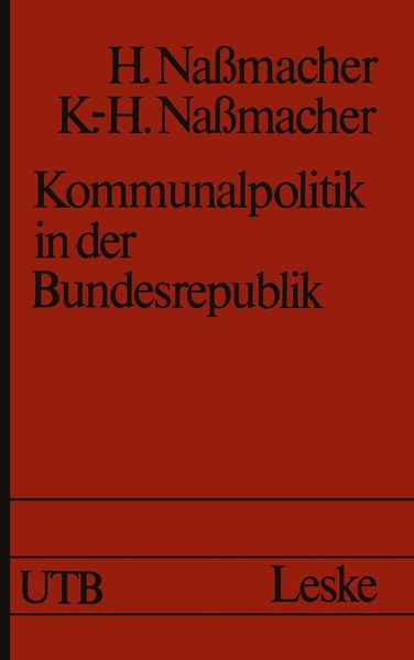 Produktbild: Kommunalpolitik in der Bundesrepublik