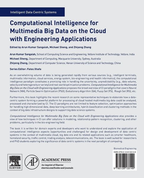 Produktbild: Computational Intelligence for Multimedia Big Data on the Cloud with Engineering Applications