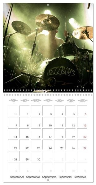 Produktbild: Drummer Action (Wall Calendar 2026 12 &times; 12 Inch) CALVENDO 12 Month Wall Calendar